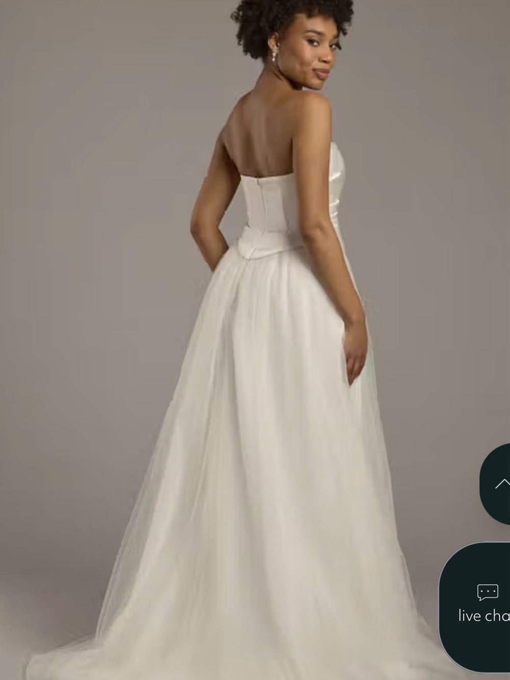 David’s Bridal Strapless Wedding Dress Size 4 NWT - Picture 12 of 12